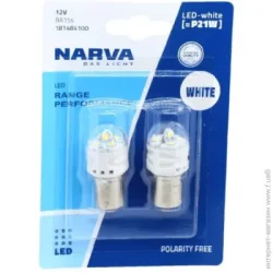Автомобильная лампа Narva Автолампа ксеноновая LED Range Performance P21W 2,2 Вт шт.(NV 18148.2B)