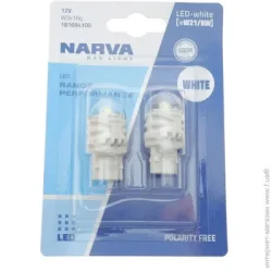 Автомобильная лампа Narva Автолампа ксеноновая LED Range Performance W21/5W 2,4 Вт шт.(NV 18169.2B)