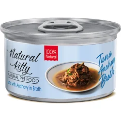 Корм влажный для котов Broth Series, тунец с анчоусами в бульоне, ж/б 80 г