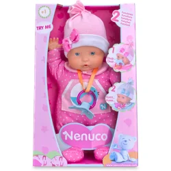 Кукольный набор Nenuco мягкий интерактивный розовый 30 см (плачет/причмокивает) (700013380)