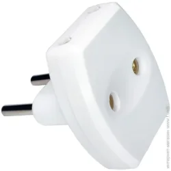 Neomax Тройник без заземления 3 гн. белый NX1019