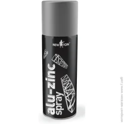New Ton Эмаль аэрозольная Alu-Zinc spray цинк глянец 400 мл
