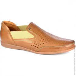 Nik Shoes Туфли весенние мужские Nik р.41 рыжий (8780-41)