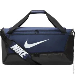 Nike Спортивна сумка Brasilia 9.5 DH7710-410 60 л синій з чорним