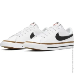 Кроссовки детские повседневные Nike Court Legacy р.39 черно-белый (DA5380-102)