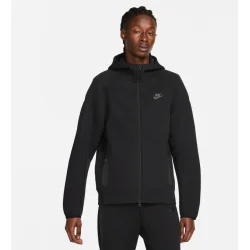 Nike Джемпер M NK TCH FLC FZ WR HOODIE FB7921-010 р.S черный