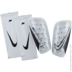 Nike Щитки футбольные Mercurial Lite р.L белый DN3611-100