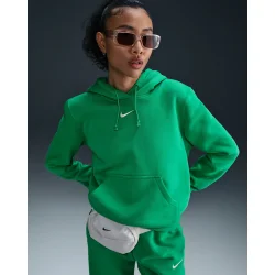 Толстовка (худі) Nike Джемпер W NSW PHNX FLC STD PO HOODIE HF6839-324 р.S зелений