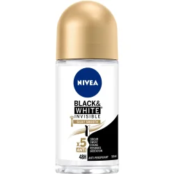 Дезодорант для женщин Nivea Черное и Белое Невидимый Гладкий шелк шариковый 50 мл (42355625)