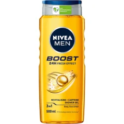 Nivea Гель для душа Boost 3 в 1 для тела, лица и волос 500 мл
