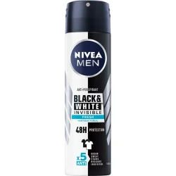 Дезодорант для мужчин Nivea Men Fresh Невидимый для черного и белого спрей 150 мл (4005900379009)