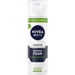 Пінка Nivea Піна для гоління MEN Зволожуюча для чутливої шкіри 200 мл