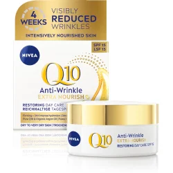 Nivea Крем для лица дневной Q10 Восстанавливающий Против морщин SPF15 50 мл