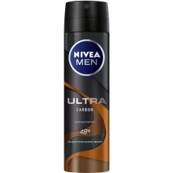 Дезодорант для мужчин Nivea Men Ultra Carbon спрей 150 мл (4005900634320)