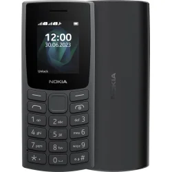 Телефон Nokia 105 SS 2023 Charcoal (1GF019EPA2C01)