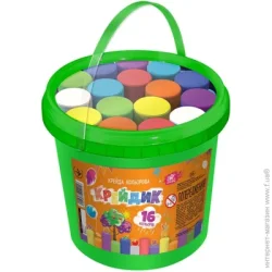 Nota Bene Набор мелков Крейдик банка 16 цветов (12)