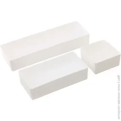 Набір підставок Nota Bene Набір органайзерів для офісних дрібниць 240х159х42 мм білий