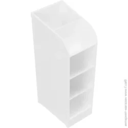 Nota Bene Підставка для ручок 4 відділення 92х60х204 мм біла