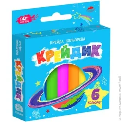 Nota Bene Набор мелков Крейдик тонкий 6 цветов (60)