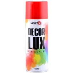 Автомобільна фарба Акрилова фарба в спреї NOWAX DECOR LUX 3003 Рубіново Червоний 450ml (NX48024)