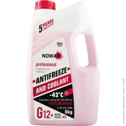 Антифриз готовый Nowax G12+ -42 °С (NX05001) 5кг красный 5 кг