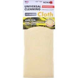 Сухая салфетка микрофибра Nowax 40*30 mm,  штучна замша  (жовта) (NX65432)
