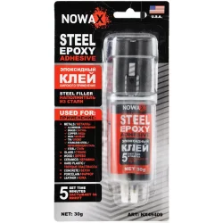 Клей / адгезив Nowax Клей эпоксидный STEEL EPOXY ADHESIVE сталь 30 г