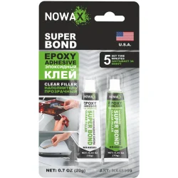 Клей / адгезив Nowax Клей епоксидний SUPER BOND прозорий 20 г