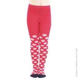 Nozi Колготки для дівчаток NZ К0006 р.92 яскраво-червоний