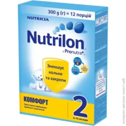 Дитяча суміш Дитяча суміш Nutrilon Комфорт 2 300г