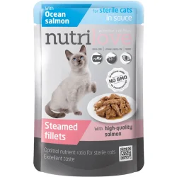 Влажный корм Nutrilove Корм с лососем 85 г