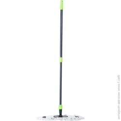 Швабра Obery Швабра плоска для підлоги бавовна 40 см телескопічна