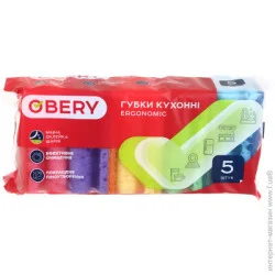 Obery Губка для кухни ERGONOMIC 5 шт.