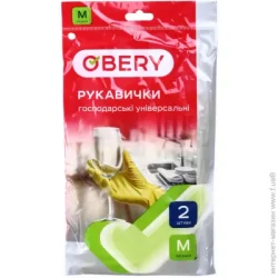 Obery Рукавички латексні латексні стандартні р.M 2 пар/уп.