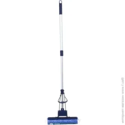 Швабра Obery Швабра для підлоги UP (Underprice) з телескопічною ручкою та віджиманням 27 см з віджимом, телескопічна