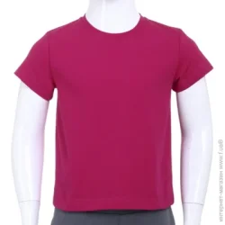 Obzor Футболка для девочек р.116/122 малиновый 732