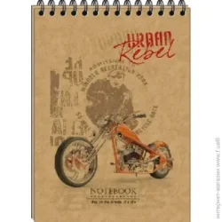 Ofort Блокнот А6 на спіралі 80 аркушів KF6180K