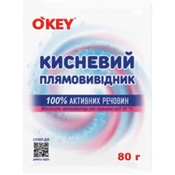 Відбілювач O'Key O"KEY кисневий плямовивідник 80г саше (4820049384291)