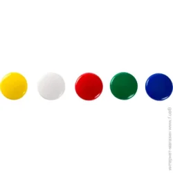 Магнит Optima Набор магнитов 5 шт. диаметр 30 мм