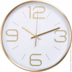 Часы настенные Optima Часы настенные Master белый d25,2 см O52089 — механизм кварцевый (электронный) — питание батарейки
