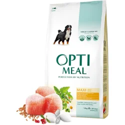 Сухой корм Optimeal Корм сухой для крупных пород курица 12 кг