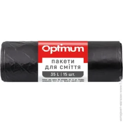 Мешки для мусора Optimum Мешки для бытового мусора стандартные 35 л 15 шт.
