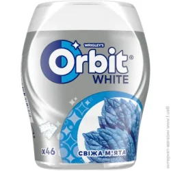 Жуйки Orbit Жувальна гумка White Bottle Свіжа м'ята 64 г