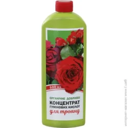 Organic Extra Удобрение органическое Концентрат гуминовых кислот для роз 500 мл