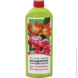 Organic Extra Удобрение органическое Концентрат гуминовых кислот для комнатных цветущих растений 500 мл