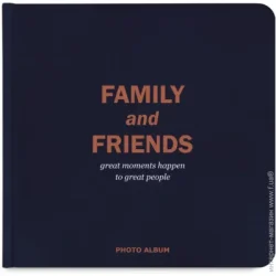 Современный фотоальбом Orner Family and friends темно-синий