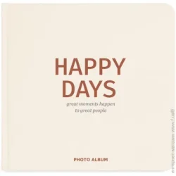 Современный фотоальбом Orner  Happy days  білий BlackEdit
