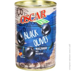 Оливки Oscar Маслини foods без кісточки 400 г