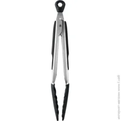 OXO Кухонні щипці Good Grips із силіконом чорні 23 см