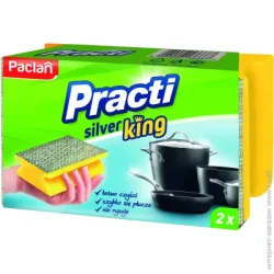 Paclan Губка для посуды Silver King 2 шт.